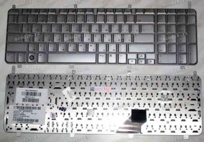 Keyboard HP/Compaq dv8-1010, HDX X18, HDX18 (Silver/Glossy/RUO) серебристая глянцевая русская Keyboard HP/Compaq dv8-1010, HDX X18, HDX18 (Silver/Glossy/RUO) серебристая глянцевая русская