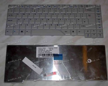 Keyboard Acer Aspire 4210, 4220, 4310, 4315, 4320, 4330, 4430, 4510, 4520, 4710, 4720, 4730, 4910, 4920, 4930, 5220, 5235, 5300, 5310, 5315, 5320, 5520, 5530, 5535, 5700, 5710, 5715, 5720, 5730, 5900, 5910, 5920, 5930, 6920, 6920G, 6935, 6935G (Grey/Matte Keyboard Acer Aspire 4210, 4220, 4310, 4315, 4320, 4330, 4430, 4510, 4520, 4710, 4720, 4730, 4910, 4920, 4930, 5220, 5235, 5300, 5310, 5315, 5320, 5520, 5530, 5535, 5700, 5710, 5715, 5720, 5730, 5900, 5910, 5920, 5930, 6920, 6920G, 6935, 6935G (Grey/Matte