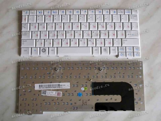 Keyboard Samsung NP-NC10, ND10, N108, N110, N128, N130, N138, N140 (p/n: BA59-02419G/H) (White/Matte/RUO) Keyboard Samsung NP-NC10, ND10, N108, N110, N128, N130, N138, N140 (p/n: BA59-02419G/H) (White/Matte/RUO)