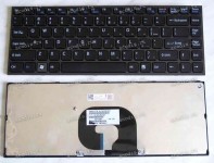 Keyboard Sony VPC-Y, VPC-Y115, VPC-Y118 (p/n:148795411) (Black-Black/Matte/US) черная в черной рамке мат