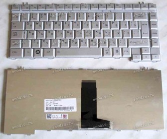 Keyboard Toshiba Satellite A2**,A3**,M2**,M3**,L3**,Satellite Pro M200 (Silver/Matte/RUO)серебр.мат.русиф