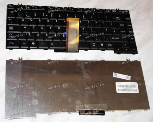 Keyboard Toshiba Satellite Pro S200, Tecra A9, M9 (Black/Matte/UK) чёрная матовая PointStick Keyboard Toshiba Satellite Pro S200, Tecra A9, M9 (Black/Matte/UK) чёрная матовая PointStick