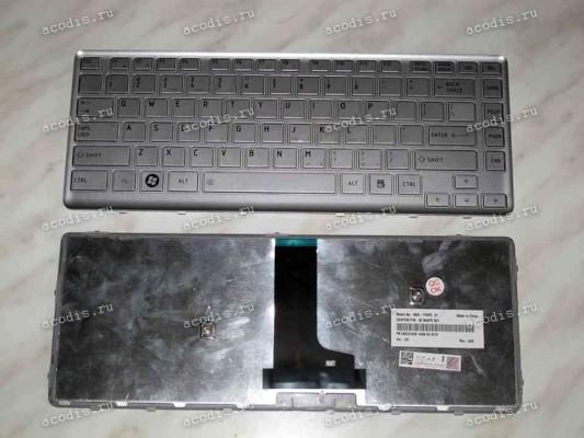 Keyboard Toshiba Satellite T230 (Silver/Matte/US) серебристая матовая Keyboard Toshiba Satellite T230 (Silver/Matte/US) серебристая матовая