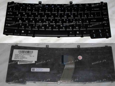 Keyboard Acer Ferrari 5000, Travelmate 8200, 8204 WLMi, 8210, 8215WLMi б/у (Black/Matte/RUO) черн матовая Keyboard Acer Ferrari 5000, Travelmate 8200, 8204 WLMi, 8210, 8215WLMi б/у (Black/Matte/RUO) черн матовая