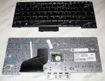 Keyboard HP/Compaq EliteBook 2510p, 2530p (Black/Matte/US) чёрная матовая PointStick