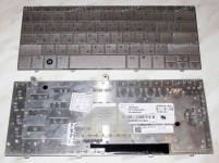 Keyboard HP/Compaq Mini 2133, 2140 (Silver/Glossy/RUO) серебристая глянцевая русифицированная