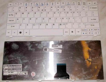 Keyboard Acer Aspire One 521,721,751,751H,TimeLine 1410,1810,TimelineX 1830,Ferrari 200 (White/Matte/US) Keyboard Acer Aspire One 521,721,751,751H,TimeLine 1410,1810,TimelineX 1830,Ferrari 200 (White/Matte/US)