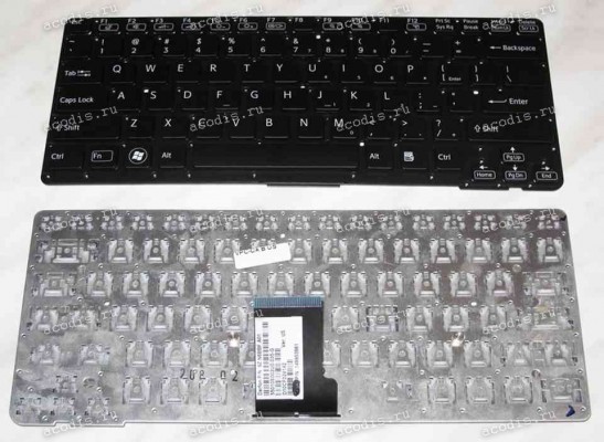 Keyboard Sony VPC-CA (Sony p/n: 148953861) (Black/Matte/US) чёрная матовая Keyboard Sony VPC-CA (Sony p/n: 148953861) (Black/Matte/US) чёрная матовая