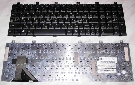 Keyboard Acer Aspire 1700 (Black/Matte/RUO) чёрная матовая русифицированная Keyboard Acer Aspire 1700 (Black/Matte/RUO) чёрная матовая русифицированная