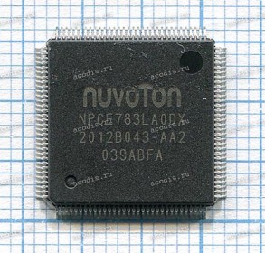 Микросхема Nuvoton NPCE783LA0DX, NPCE783LAODX