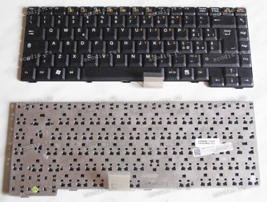 Keyboard Asus L9, L9000, T9, T9000 (Black/Matte-Transparent/IT) чёрная матовая прозрачная Keyboard Asus L9, L9000, T9, T9000 (Black/Matte-Transparent/IT) чёрная матовая прозрачная