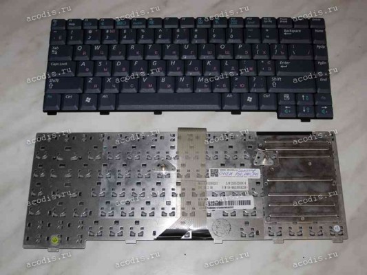 Keyboard Samsung NP-P30, P40, P41 (p/n: BA59-01072H) (Blue/Matte/RUO) синяя русифицированная матовая