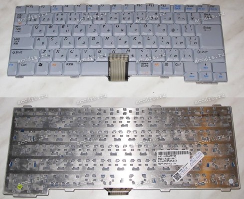 Keyboard NEC Versa E6000, E6100 K050146C1, AENR3KEJ012 (Grey/Matte/JA) серая матовая Keyboard NEC Versa E6000, E6100 K050146C1, AENR3KEJ012 (Grey/Matte/JA) серая матовая