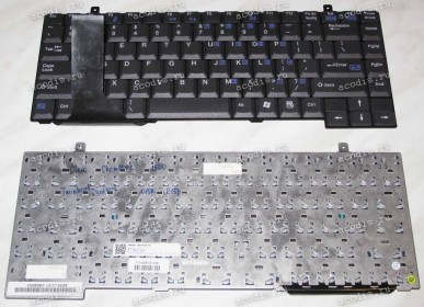 Keyboard Clevo Chembook 2500, Twinhead Durabook N15RI, R15D K020509M1, K020509Q1 (Black/Matte/US) чёрная Keyboard Clevo Chembook 2500, Twinhead Durabook N15RI, R15D K020509M1, K020509Q1 (Black/Matte/US) чёрная