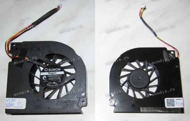 Кулер Acer Extensa 5220, 5420*, 5610*, 5620*, 7220, 7620*, TravelMate 5310, 5320, 5520*, 5710*, 5720*, 7320, 7520, 7720* б/у