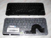 Keyboard HP/Compaq dm3, dm3-1000, dm3t, dm3z (Black-Silver/Glossy/RUO) черная глянц. русифицированная
