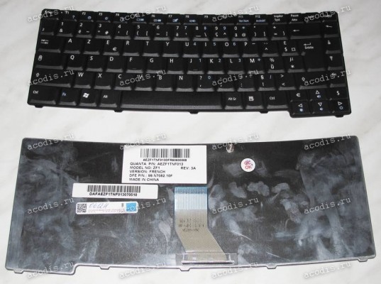 Keyboard Acer Ferrari 4000, TravelMate 23**, 24**, 3***, 40**, 4210, 8*** (Black/Matte/FR) черн мат Keyboard Acer Ferrari 4000, TravelMate 23**, 24**, 3***, 40**, 4210, 8*** (Black/Matte/FR) черн мат