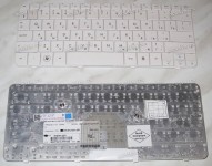 Keyboard HP/Compaq dv2, dv2-1*** (White/Glossy/RUO) белая глянцевая
