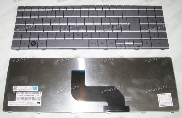 Keyboard Acer Aspire 5516, 5517, 5532, 5534, 5732, eMachines E430, E525, E6**, E725 (339х112мм)(Silver/Matte/IT) Keyboard Acer Aspire 5516, 5517, 5532, 5534, 5732, eMachines E430, E525, E6**, E725 (339х112мм)(Silver/Matte/IT)
