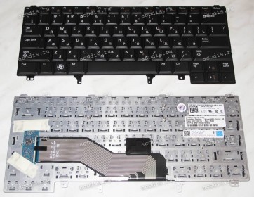 Keyboard Dell Latitude E6420 (Black/Matte/RUO) чёрная матовая русиф. Keyboard Dell Latitude E6420 (Black/Matte/RUO) чёрная матовая русиф.
