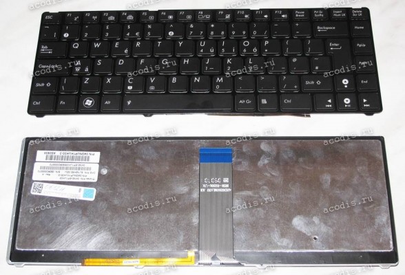 Keyboard Asus U20A (Black/Matte/LED/UK) чёрная матовая с подсветкой Keyboard Asus U20A (Black/Matte/LED/UK) чёрная матовая с подсветкой