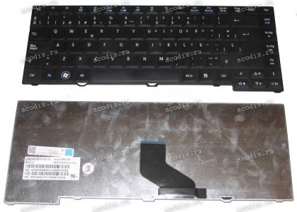 Keyboard Acer TravelMate 4750 (Black/Matte/SP) черная матовая Keyboard Acer TravelMate 4750 (Black/Matte/SP) черная матовая