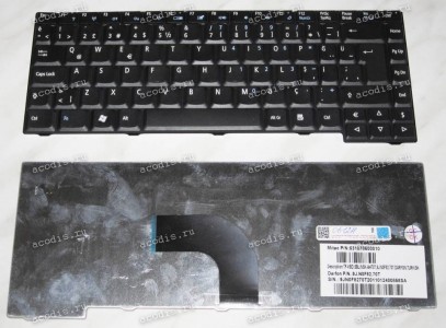 Keyboard Acer Aspire 2930Z, TravelMate 6293 (Black/Matte/TR) черная матовая Keyboard Acer Aspire 2930Z, TravelMate 6293 (Black/Matte/TR) черная матовая