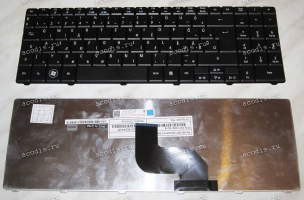 Keyboard Acer Aspire 5516, 5517,5532,5534,5732, eMachines E430,E525,E6**,E7255516, 5517, 5532, 5534, 5732, eMachines E430, E525, E6**, E725