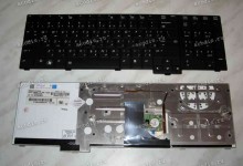 Keyboard HP/Compaq EliteBook 8740W (Black/Matte/LED/AR) чёрная матовая с подсветкой PointStick