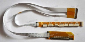 Переходник 30pin 32mm flat к кабелю + 6 разъёмов инверторов на 40pin 20mm к матрице (TD/AK-LED40-30-156FCP/G)