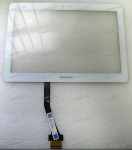 10.1 inch Touchscreen  80 pin, Samsung Galaxy Tab P5110 (чёрный шлейф) белый, NEW