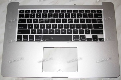 Keyboard Apple MacBook 15.4" A1398 Retina 2012 Америка Горизонтальный ENTER (Black/Matte/LED/US) чёрная матовая с подсветкой