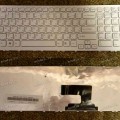 Keyboard Sony VPC-EE / EH (Sony p/n: 148971361) (White-White/Matte/RUO) белая в белой рамке матовая
