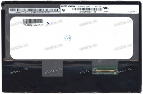 7.0 inch N070ICG-LD1 (для Acer A110) 1280x800 LED 40 пин NEW 7.0 inch N070ICG-LD1 (для Acer A110) 1280x800 LED 40 пин NEW