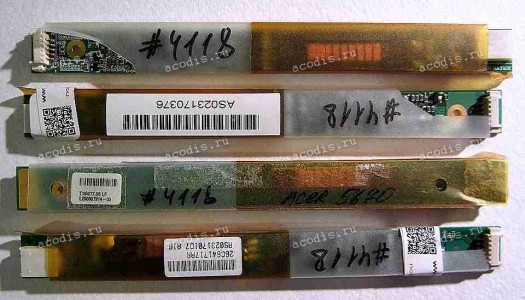 Inverter board Acer Aspire 1310, 1350, 1410, 1450, 1510, 1640, 1650, 1680, 1690, 3000, 3500, 3630, 3660, 4000, 4500, 5000, 5600, 5620, 5670, Ferrari 3000, Travelmate 420, 430, 600, 650, 660, 800, 1800, 2300, 2310, 2460, 4000, 4010, 4060, 4070, 4210, 4220, Inverter board Acer Aspire 1310, 1350, 1410, 1450, 1510, 1640, 1650, 1680, 1690, 3000, 3500, 3630, 3660, 4000, 4500, 5000, 5600, 5620, 5670, Ferrari 3000, Travelmate 420, 430, 600, 650, 660, 800, 1800, 2300, 2310, 2460, 4000, 4010, 4060, 4070, 4210, 4220,