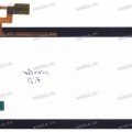 7.0 inch Touchscreen  6 pin, Wexler TAB 7D / 7iD, черный OEM (JDX P1000), NEW