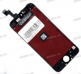 4.0 inch Apple iPhone 5S (LCD+тач) черный с рамкой 1136x640 LED  NEW / AAA