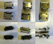 MicroUSB Jack Type B 5 pin SMD (#4557)