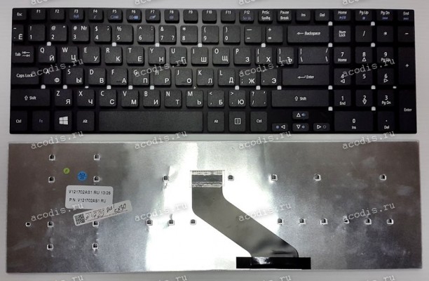 Keyboard Acer Aspire 5755G, 5830T, 5830G, Gateway NV53A, NV55C, NV59, NV59C (Black/Matte/RUO) чёрная матовая русифицированная Keyboard Acer Aspire 5755G, 5830T, 5830G, Gateway NV53A, NV55C, NV59, NV59C (Black/Matte/RUO) чёрная матовая русифицированная