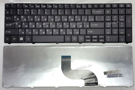 Keyboard Acer Aspire E1, E1-521, E531, E531G, E571 (Black/Matte/RUO) чёрная матовая русифицированная Keyboard Acer Aspire E1, E1-521, E531, E531G, E571 (Black/Matte/RUO) чёрная матовая русифицированная