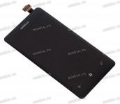 3.7 inch Nokia Lumia 800 (LCD+тач) черный с рамкой 800x480 LED  NEW