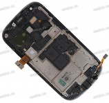 4.0 inch Samsung Galaxy S3 mini GT-I8190 (LCD+тач) синий с рамкой 800x480 LED  NEW