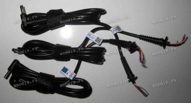 DC Plug HP 4,5 / 3,5mm (0,7 mm pin) + cable + 3 pin original