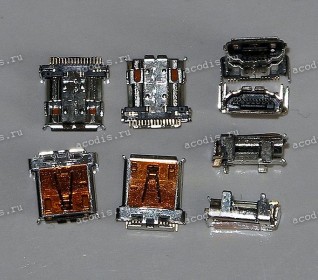 MicroUSB & HDMI Jack 17 pin SMD Acer IconiaTab A510, A511, A700, A701 (Compal LS-8021P r1.0) (#6361)