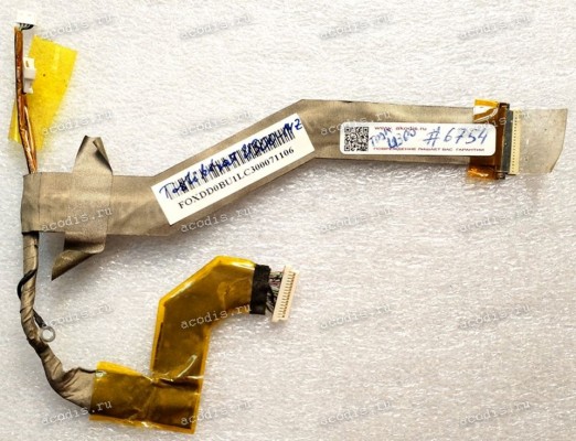 LCD LVDS cable Toshiba Satellite U300 (DD0BU1LC300) с разбора