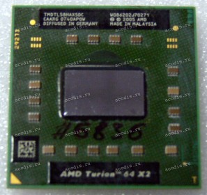 Процессор Socket S1G1 (638) AMD Turion 64 X2 TL-58 (TMDTL58HAX5DC) (2*1.90GHz=200MHz x 9.5, 2*512kB