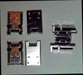 MicroUSB Jack Type B 5 pin Asus ME102, ME176, ME180, ME301, ME302, ME372, ME373 удлинённый SMD (#6973)
