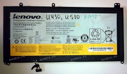 АКБ Lenovo IdeaPad U430, U430 Touch, U430p, U430t, U530-20289, U530 Touch, U530p, U530t 7,4V разбор