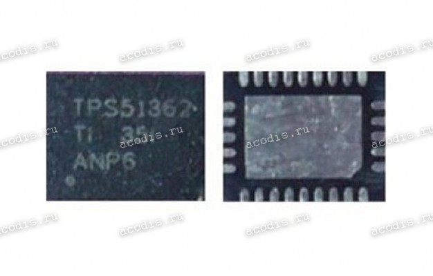 Микросхема Texas Instruments TPS51362, TPS51362RVER QFN-28
