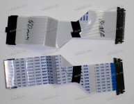 LCD LVDS FFC шлейф мониторный обратный 30 pin, шаг 1.0 mm, длина 160 mm, с замками с двух сторон